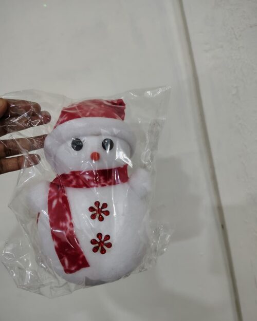 Soft Plush Snowman – Christmas Decoration