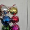Christmas Tree Hanging Balls – 6 pcs Multicolour Set
