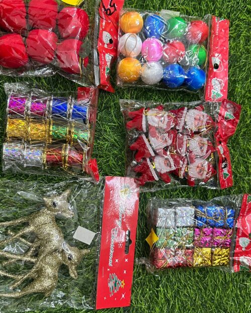 Christmas Tree Decoration Combo Set – Multicolour