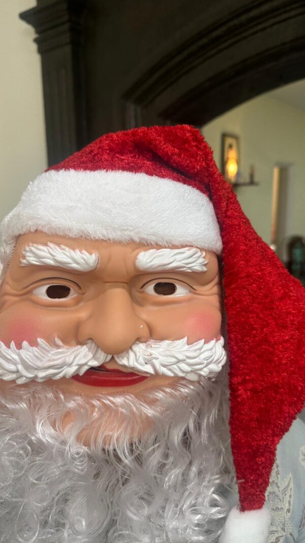 Santa Claus Face Mask with Hat