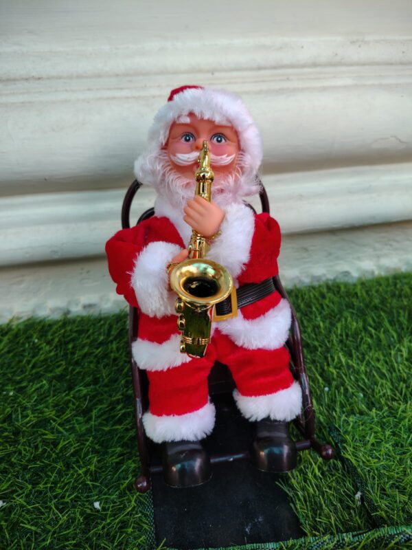 Animated Musical Santa Claus – Saxophone Playing
