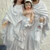 Holy Family Statue – 8 Inch | White Polyresin | Premium Finish