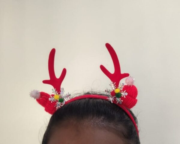 Christmas Combo Set – Antler Glass & Reindeer Headband