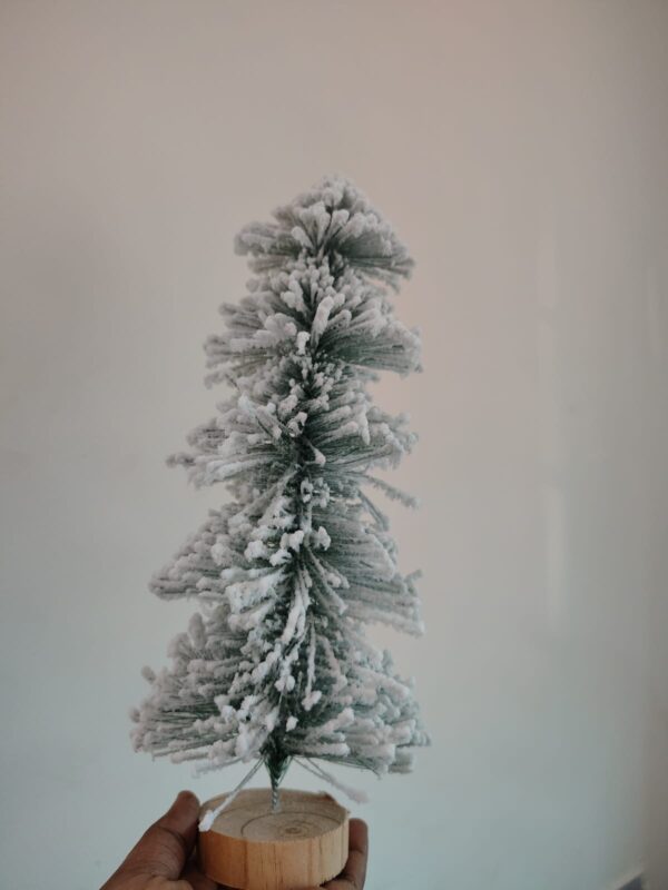 Snowy Mini Christmas Tree – 30 cm Tabletop Decoration