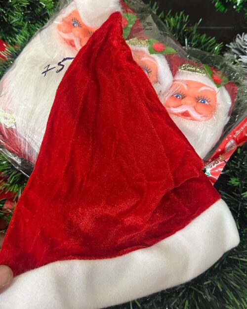 Kids’ Santa Hat – Soft Velvet (Small Size)