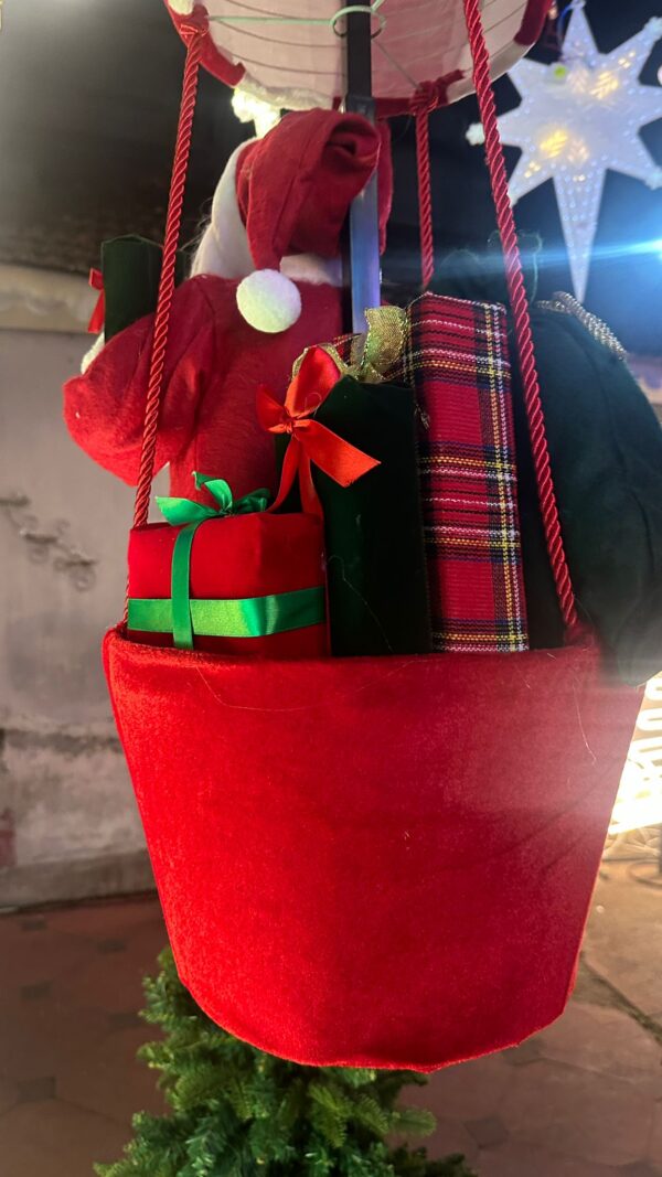 5-Feet Santa Hot Air Balloon Display