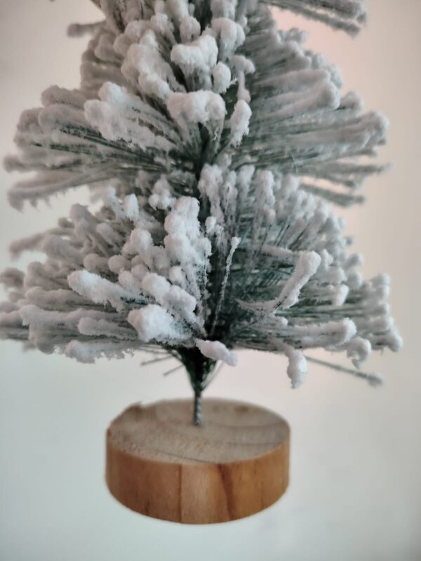 Snowy Mini Christmas Tree – 30 cm Tabletop Decoration
