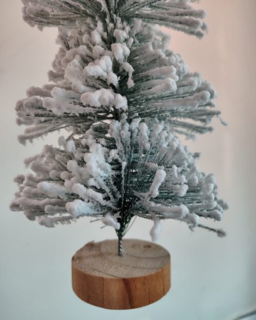 Snowy Mini Christmas Tree – 30 cm Tabletop Decoration