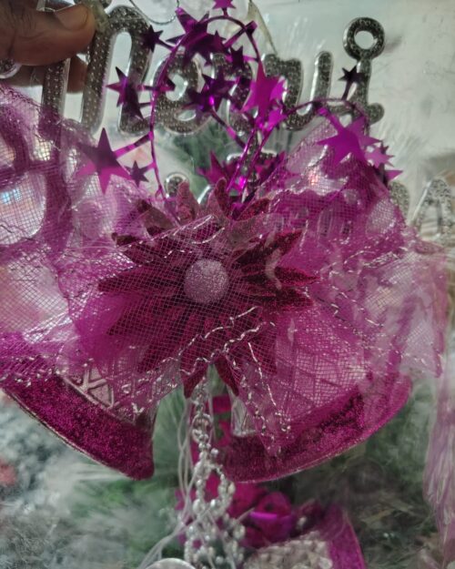 da0fea26-7f06-4483-8b10-39d5b3288525 Merry Christmas Hanging Bell Decoration – Multicolour Options