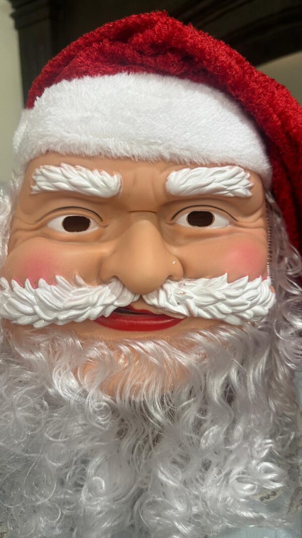 Santa Claus Face Mask with Hat