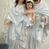 Holy Family Statue – 8 Inch | White Polyresin | Premium Finish