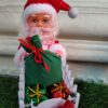 Animated Santa with Gift Cart – Christmas Ornament