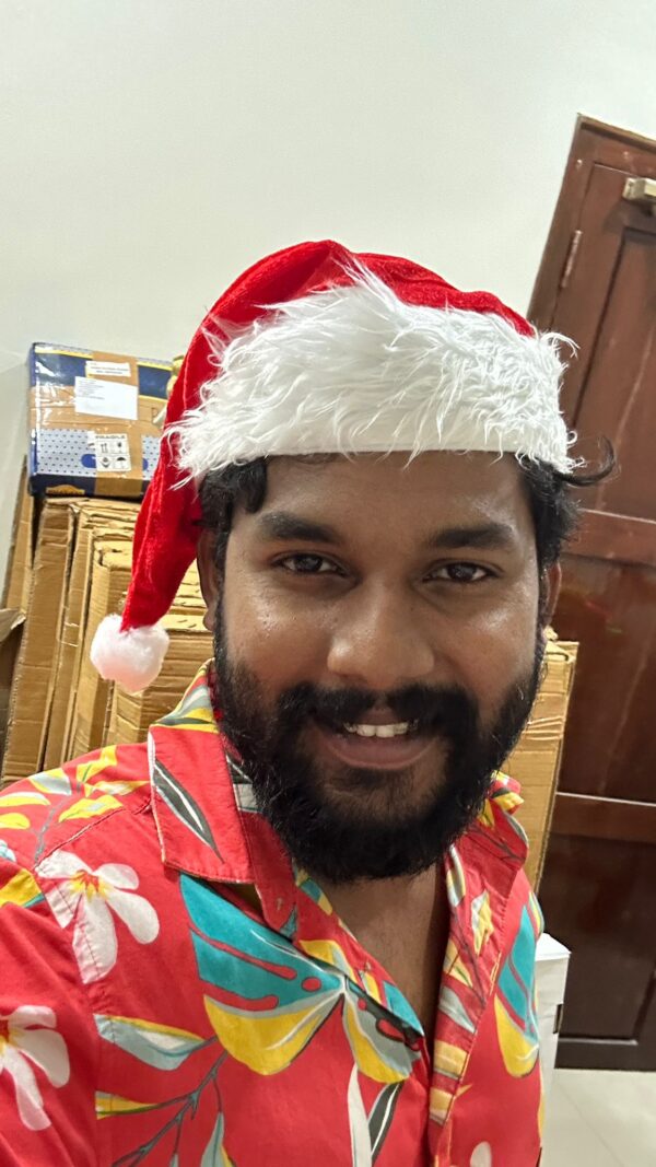 Premium Velvet Santa Cap – Soft Fur Border | Adult Size