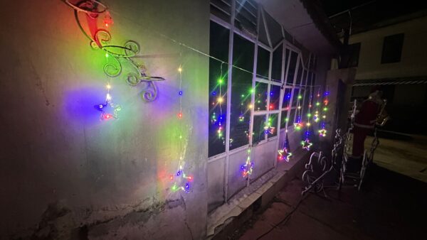Star + Reindeer Curtain LED Light