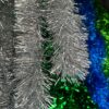 ✨ Silver Christmas Tinsel Garland –2m Premium Shine