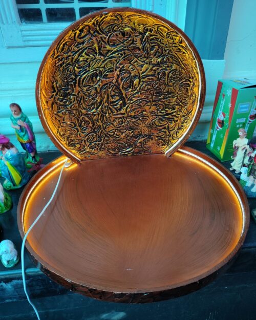 Illuminated Decorative Display Base – Round Design