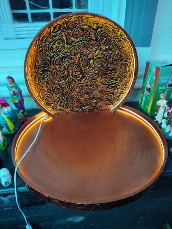 Illuminated Decorative Display Base – Round Design