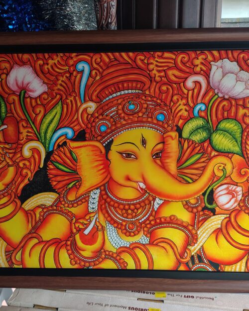 Mural painting of Lord Ganesha