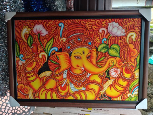 Mural painting of Lord Ganesha