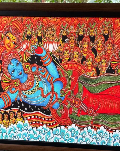 Ananthasayanam mural [canvas printing]