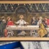 The Last Supper – Laminated Canvas Art  (Fiber Frame)