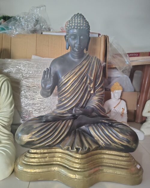 2 Feet Buddha Sitting Statue Stand – Premium Fiber Base