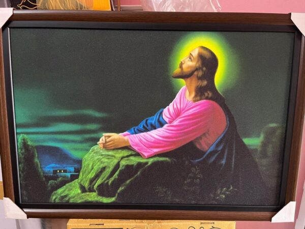 Jesus in Prayer – Wall Hanging Frame