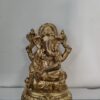 Lord Ganesha Statue – 6 Inch (Golden Finish)