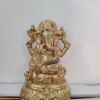 Lord Ganesha Statue – 6 Inch (Golden Finish)