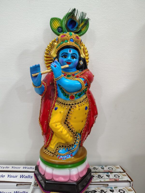 Lord Krishna Statue – 12 Inch Decorative Idol