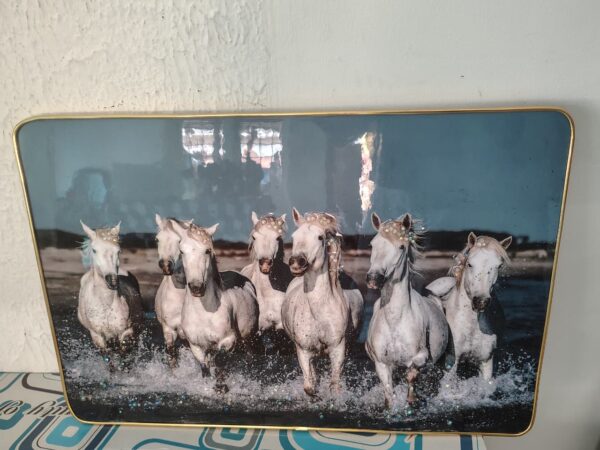 Running Horses Wall Frame – Premium Finish