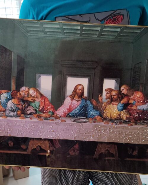 Last Supper Resin Art Frame