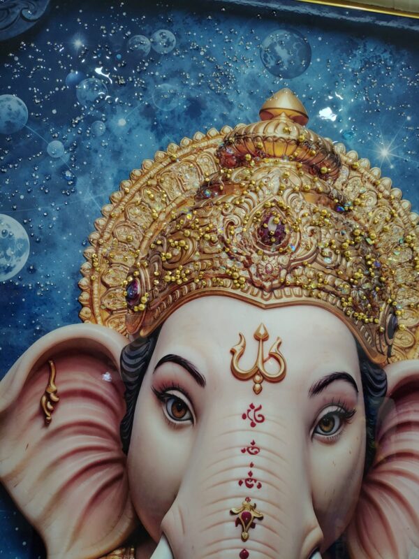 Divine Lord Ganesha – Premium Resin Art Frame