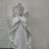 Praying Angel Statue (White Finish)