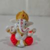 Mini Lord Ganesha Idol (white)