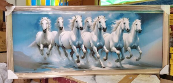 7 Horses Wall Frame – 4.15 FEET