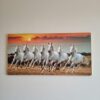 Running White Horses Wall Art Frame -Resin 3.15ft
