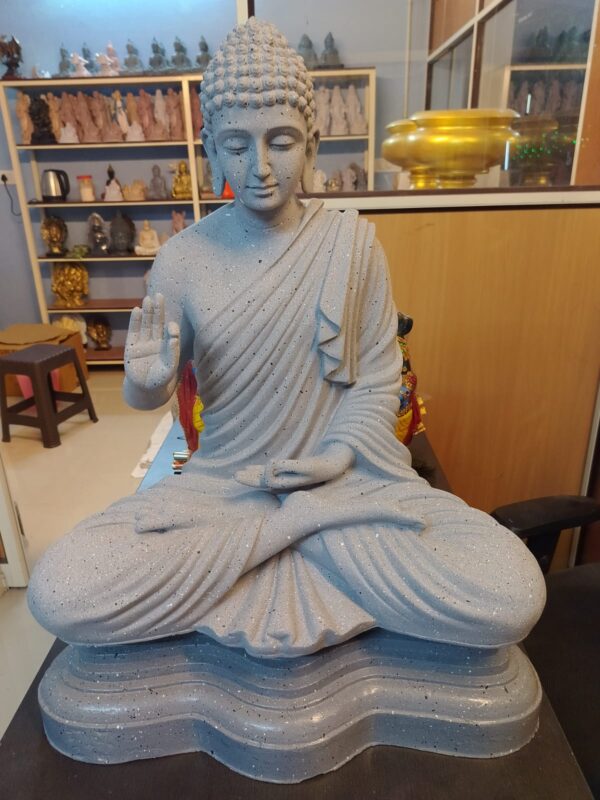 WhatsApp Image 2026-07-15 at 8.41.39 AM Buddha Statue – 2 Feet Fiber statue with various color options and customization available