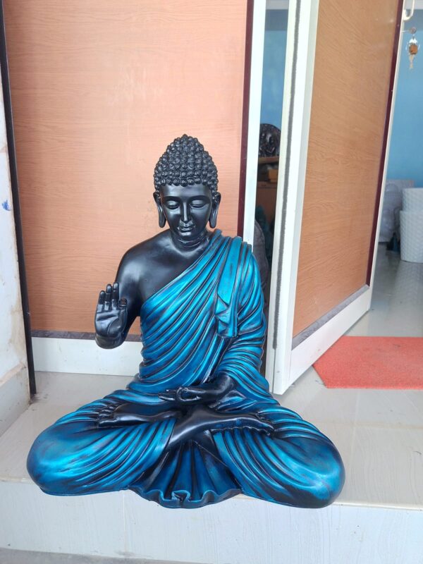 WhatsApp Image 2026-07-15 at 8.41.40 AM Buddha Statue – 2 Feet Fiber statue with various color options and customization available