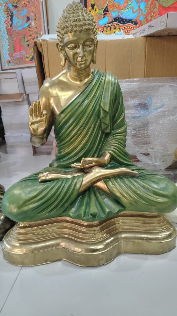 WhatsApp Image 2026-07-15 at 8.41.42 AM Buddha Statue – 2 Feet Fiber statue with various color options and customization available
