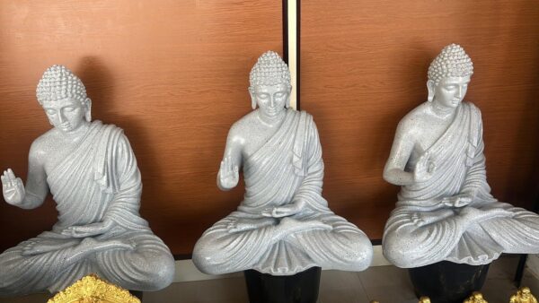 WhatsApp Image 2026-07-15 at 8.41.44 AM (1) Buddha Statue – 2 Feet Fiber statue with various color options and customization available
