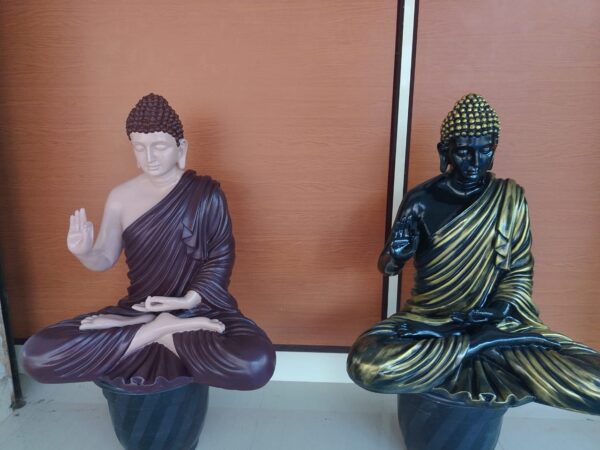 WhatsApp Image 2026-07-15 at 8.41.45 AM Buddha Statue – 2 Feet Fiber statue with various color options and customization available