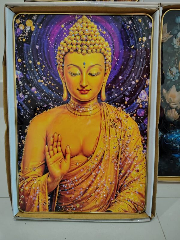 Buddha Wall Frame – Resin,12×18 inch (1)