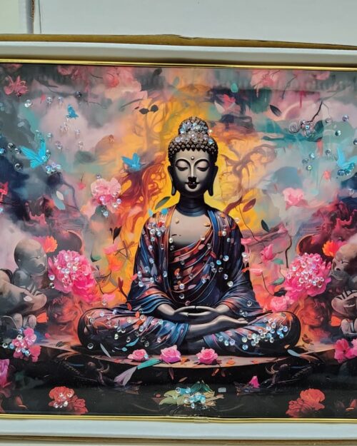 Buddha Wall Frame – Resin,12×18 inch (6)
