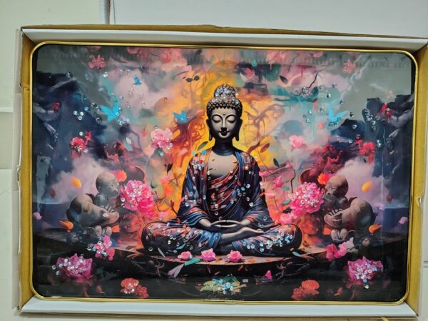 Buddha Wall Frame – Resin,12×18 inch (6)