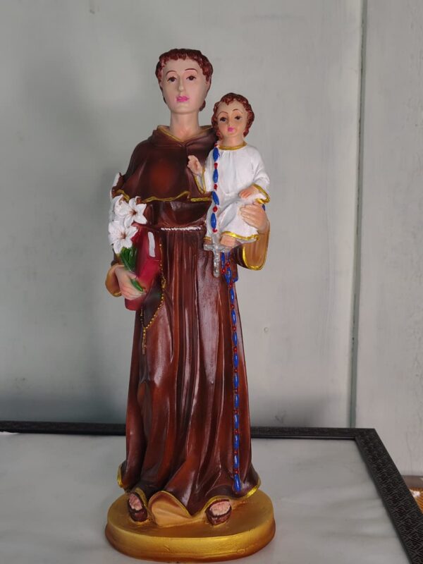 WhatsApp Image 2026-02-09 at 3.45.51 PM St Anthony with Child Jesus Statue – 16 Inch