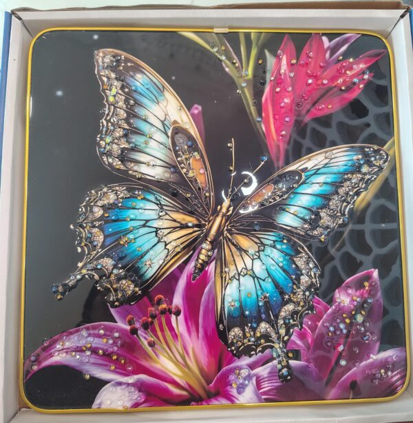 Butterfly Resin Art Frames – Nature Collection (1×1 ft)