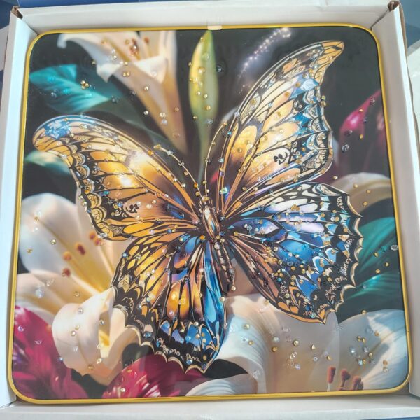 Butterfly Resin Art Frames – Nature Collection (1×1 ft)