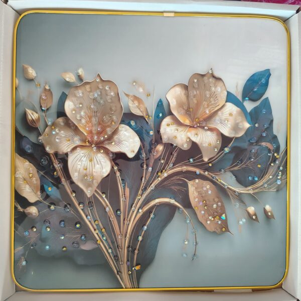 WhatsApp Image 2026-02-24 at 2.55.39 PM (1) Flowers Resin Art Frames - Nature Collection (1x1 ft)