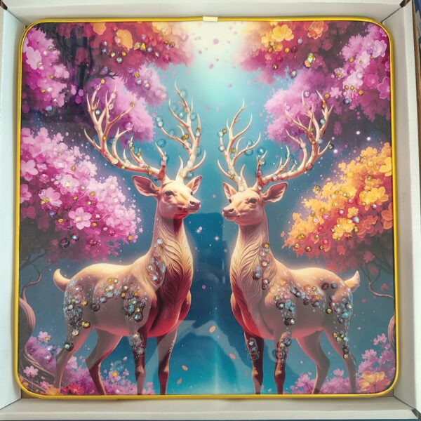 Deer Resin Art Frames - Nature Collection (1x1 ft)